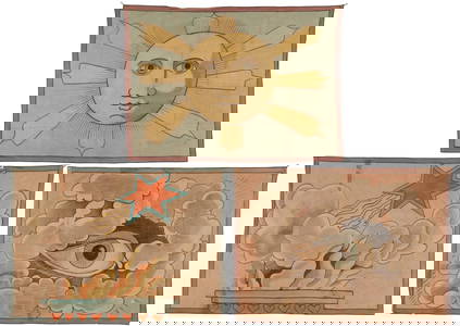Maurice Sendak (1928-2012) 3-Piece Painted Theater Backdrop