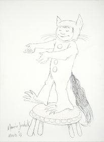 Maurice Sendak (1928-2012) Large Signed Drawing, 57" x 42"
