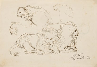Maurice Sendak (American 1928-2012) Signed Original Drawing
