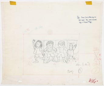 Maurice Sendak (American 1928-2012) Signed Original Illustration Art