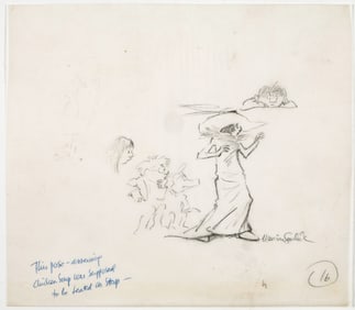 Maurice Sendak (American 1928-2012) Signed Drawing