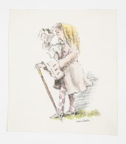 Maurice Sendak (American, 1928-2012) Signed Mixed Media
