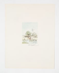 Maurice Sendak (American 1928-2012) Signed "Wheel On The School,"