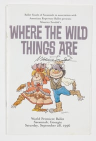 Maurice Sendak (1928-2012) Signed Ballet Program
