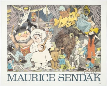 "In Celebration of Maurice Sendak" Signed Poster