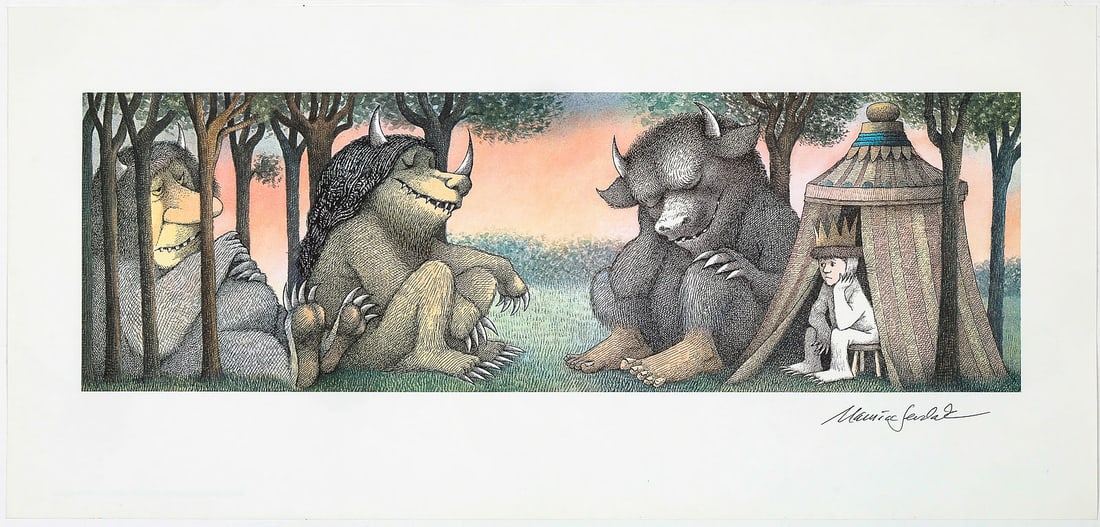 Maurice Sendak (American 1928-2012) Signed 'Where The Wild Things Are" (1 of 2)