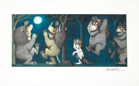 Maurice Sendak (American 1928-2012) Signed "Where The Wild Things Are"