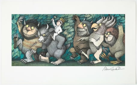 Maurice Sendak (American 1928-2012) Signed "Where The Wild Things Are"