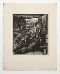 Isac Friedlander (1890-1968) "Nocturne", 1939