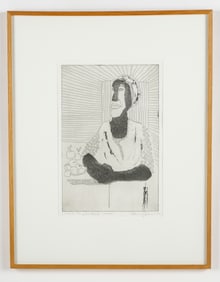Benny Andrews (1930-2006) Etching, 18" x 11.75"