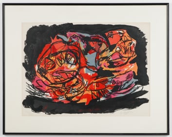 Karel Appel (Dutch, 1921-2006) Lithograph, 21" x 29"
