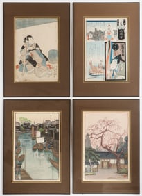 Group of Japanese Color Woodcuts