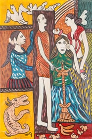 K. G. Subramanyan (India, 1924-2016) Painting