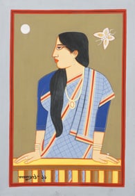 Lalu Prasad Shaw (Indian, b. 1937) Watercolor