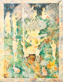 Sakti Burman (Indian, b. 1935) Painting