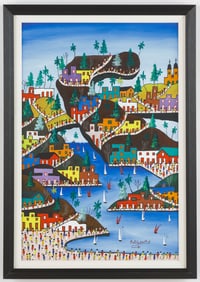 Prefete Duffaut (Haitian, 1923-2012) 24" x 16"