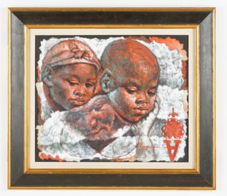 Lyonel Laurenceau (b. 1942) "As de Corazon" 20" x 24"