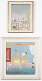 Nicolas Dreux (Haitian, 1956-2021) 2 Paintings