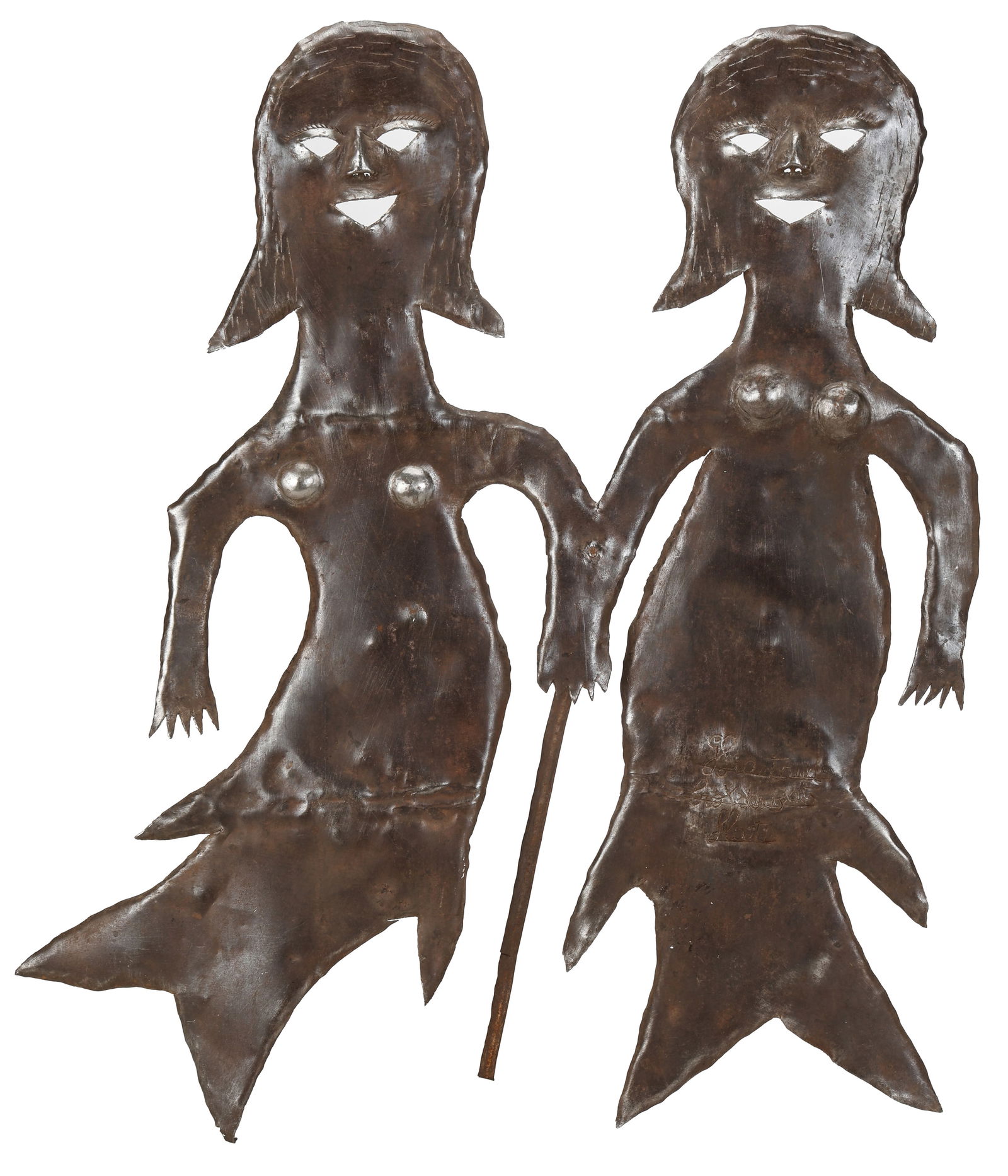 Georges Liautaud (Haitian, 1899-1992) 32" x 25" (1 of 3)