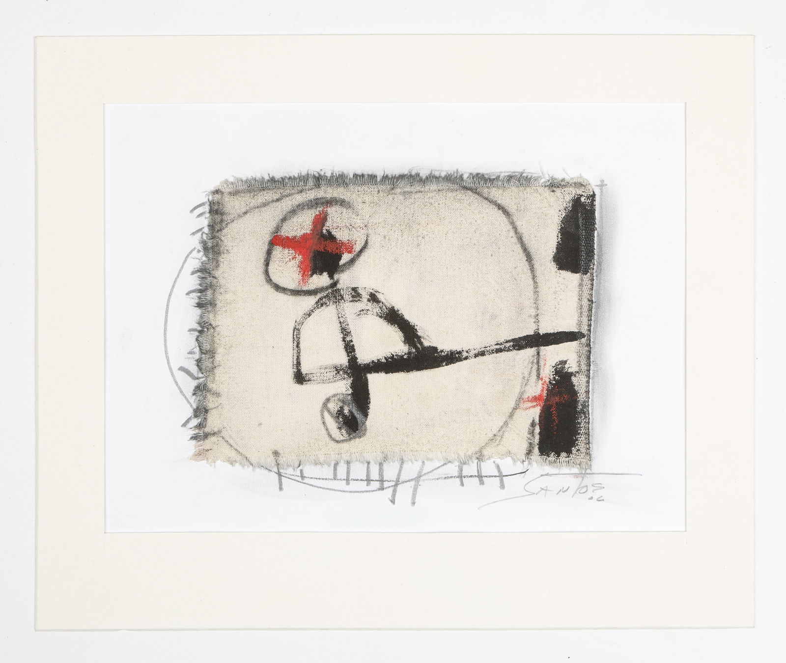 Jorge Luis Santos (Cuban, b. 1973) Mixed Media, 9.5" x 11.5" (1 of 4)