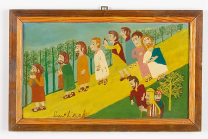 Ludwig Wiecek (Polish/Poland) Folk Art Painting