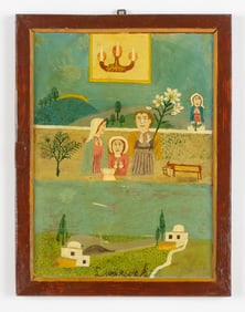 Ludwig Wiecek (Polish/Poland) Folk Art Painting