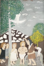 Ludwig Wiecek (Polish/Poland) Folk Art Painting