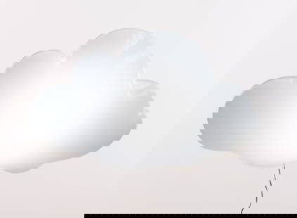 Remo Saraceni (1935-2024) "Musical Cloud" Bluetooth Speaker/ Light: Remo Saraceni (Italian/American, 1935-2024) "Musical Cloud". Limited Edition LED Bluetooth Speaker/ Light / Sculpture, signed and dated, with remote and power supply. Size: 14'' x 21'' x 6'' (36 x 53