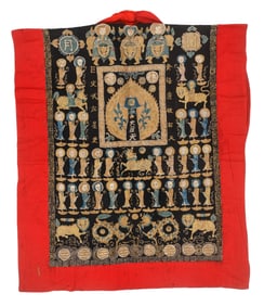 Antique Yao Silk Embroidered Shaman's Robe