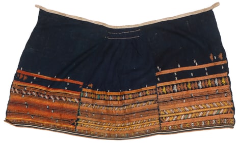 Yao Woman's Embroidered Wrap Skirt, Early/Mid 20th C.