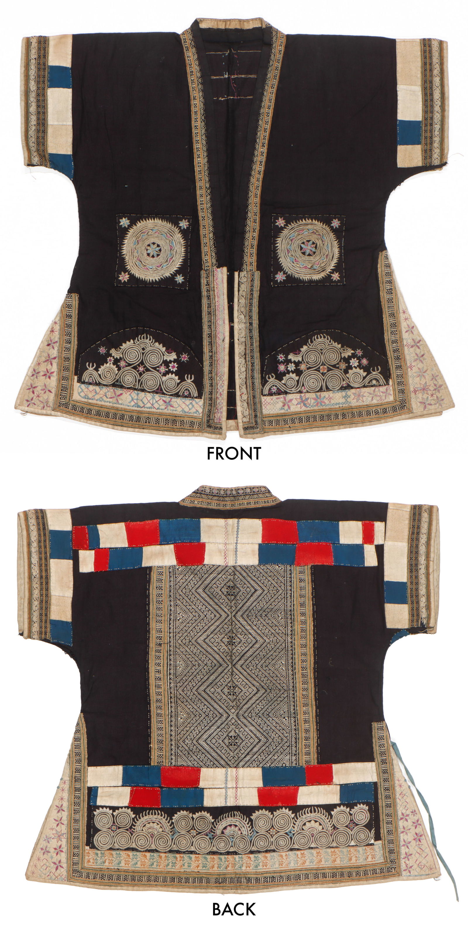 Dong Chinese Woman's Short-Sleeved Jacket, Early 20th C. (1 of 4)