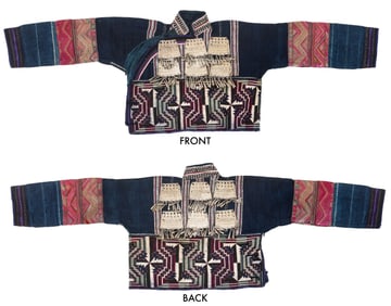 Yi Short Jacket with Silver Ornaments, China, Early 20th C.