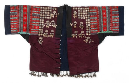Miao Festival Jacket with Silver Ornaments, China, Early/Mid 20th C.