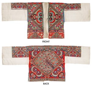 Miao Applique and Embroidered Festival Jacket, China, Early/Mid 20th C.