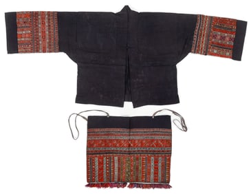 Miao Woman's Short Jacket and Apron, China