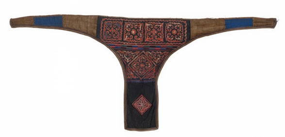 Antique Miao Applique Baby Carrier, China