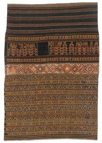 Li Ha Woman's Festival Tube Skirt, Hainan, China, Early/Mid 20th C.
