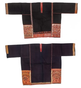 Two Li Run Woman's Tunic/Shirts, China, Early/Mid 20th C.