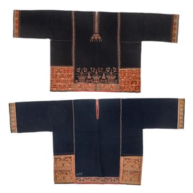 Two Li Run Woman's Tunic/Shirts, China, Early/Mid 20th C.