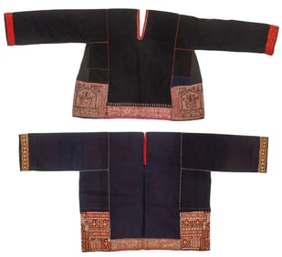 Two Li Run Woman's Short Tunics, China, Early/Mid 20th C.