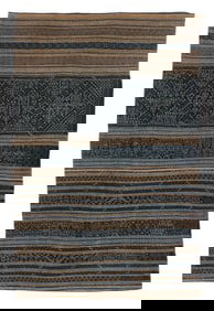 Li Meifu Tube Skirt with Ikat, Hainan, China, Early 20th C.