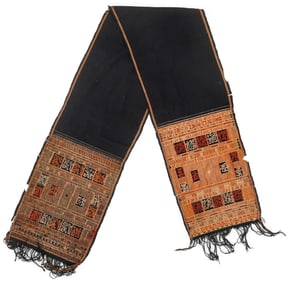 Li Meifu Ceremonial Head Cloth, China, Early 20th C.