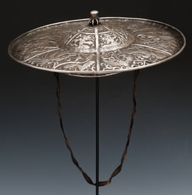 Antique Silver Hat, China