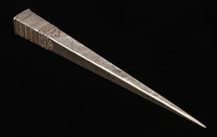 Antique Hmong Silver Hairpin, Laos