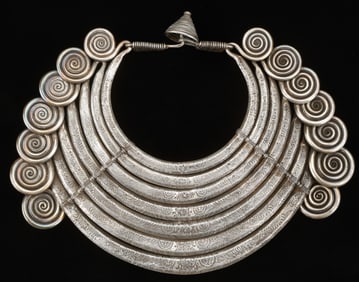 Antique Miao Silver Torque, China