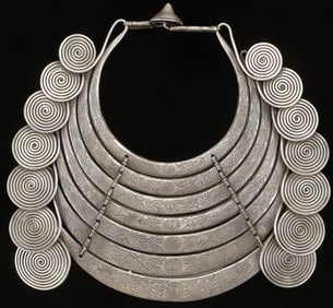 Antique Miao Silver Torque, China