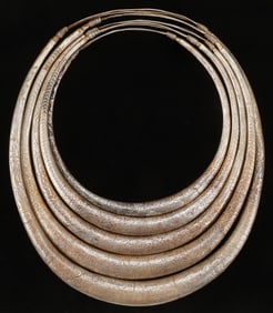 Antique Miao Silver Torque, China