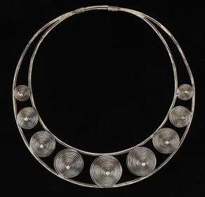 Antique Miao Silver Torque, China