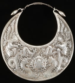 Antique Miao Silver Torque, China