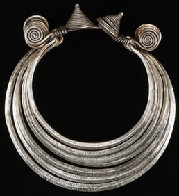 Antique Miao Silver Torque, China